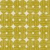 Orla Kiely Textured Flower Blackout Made To Measure Roller Blind Yellow