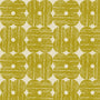 Orla Kiely Textured Flower Made To Measure Roman Blind Yellow Sample Image