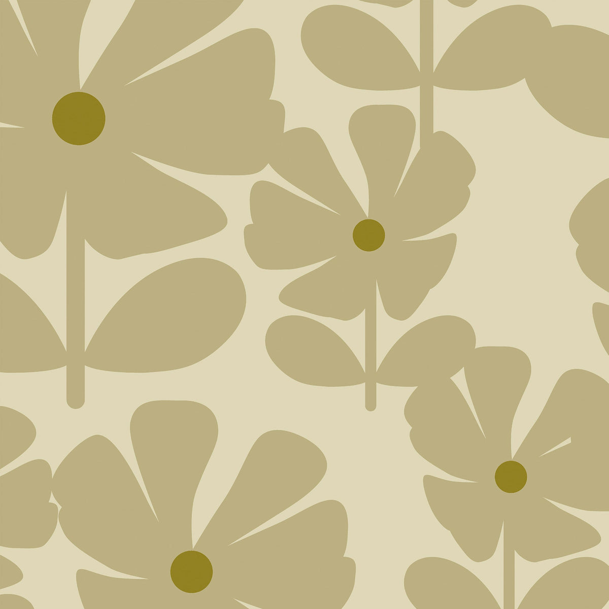Orla Kiely Wildflower Blackout Made To Measure Roller Blind Vintage Lace