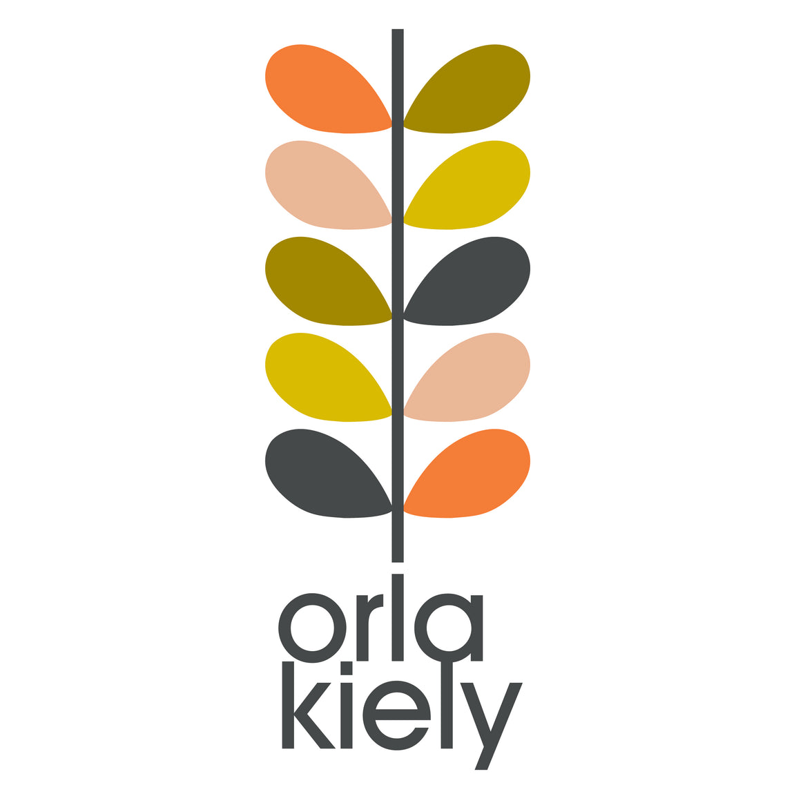 Orla Kiely Dog Show Made to Measure Roman Blind Whale