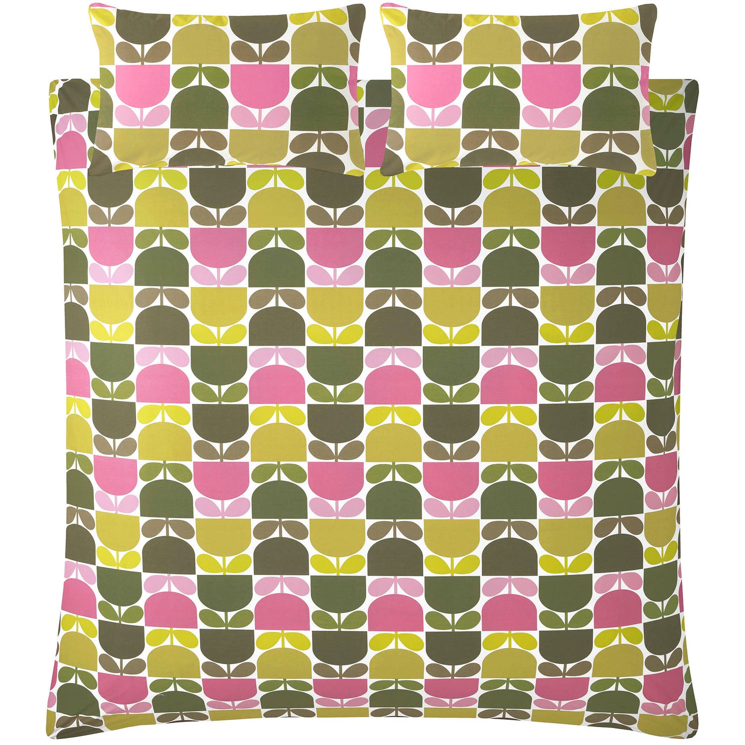 Orla Kiely Block Stem Duvet Cover Bedding Set Multi