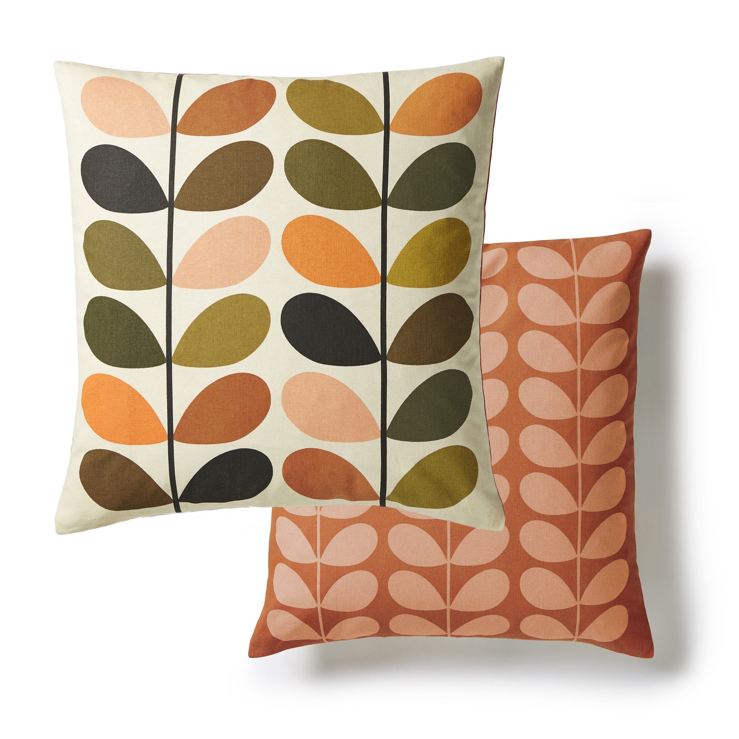 Orla Kiely Multi Stem Filled Cushion 50cm x 50cm Auburn