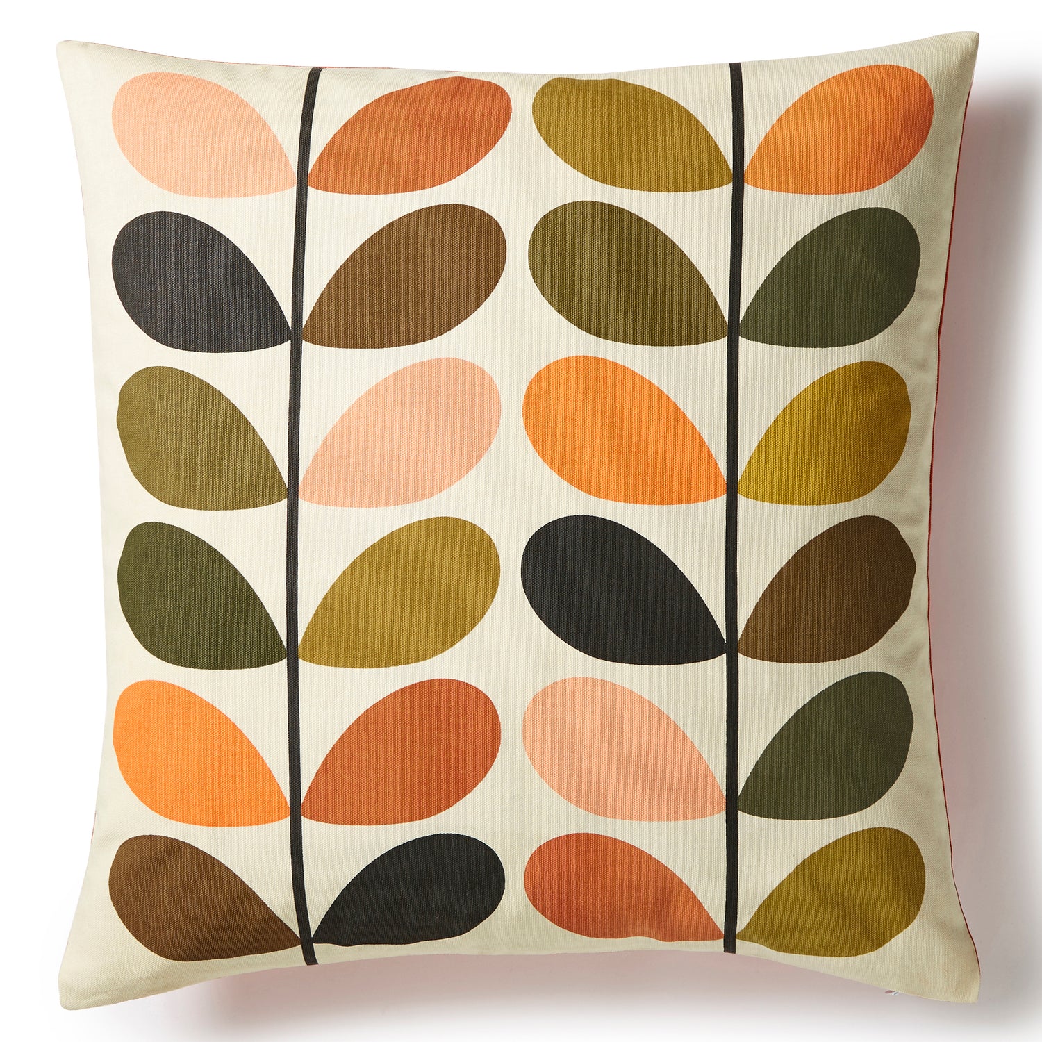 Orla Kiely Multi Stem Filled Cushion 50cm x 50cm Auburn
