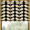 Orla Kiely Jumbo Solid Stem Made to Measure Blackout Roller Blind Black