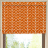 Orla Kiely Linear Stem Made to Measure Blackout Roller Blind Persimmon