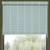 Orla Kiely Linear Stem Made to Measure Blackout Roller Blind Aqua