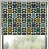 Orla Kiely Spot Flower Stem Translucent Made to Measure Roller Blind Blue Green
