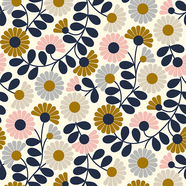 Orla Kiely Kimono Made to Measure Wave Curtain + FREE Track Multi