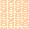 Orla Kiely Early Bird Made to Measure Wave Curtain + FREE Track Pale Rose