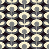 Orla Kiely Oval Flower Made to Measure Blackout Roller Blind Cool Grey