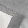 Oxford Velvet Thermal Blackout Ready Made Pencil Pleat Curtains Grey