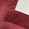 Oxford Velvet Thermal Blackout Ready Made Pencil Pleat Curtains Red