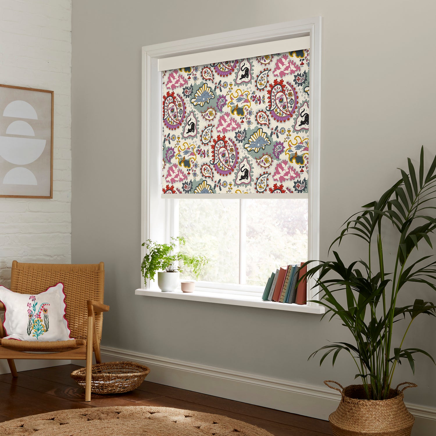Cath Kidston Paisley Made to Measure Roller Blind Multi