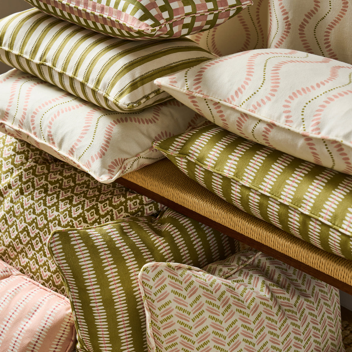 Ashley Wilde Nancy Fabric Olive
