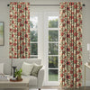 ANTE DECOR Seville Printed Cotton Made To Measure Curtains Burnt Umber