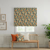 ANTE DECOR Seville Printed Cotton Made To Measure Roman Blind Lapis