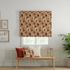 ANTE DECOR Seville Printed Cotton Made To Measure Roman Blind Burnt Umber
