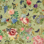 Carrie Neely Paradise Velvet Made To Measure Roman Blind Sage Sample Image