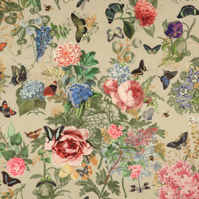 Carrie Neely Paradise Velvet Fabric Natural