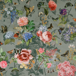 Carrie Neely Paradise Velvet Fabric Tiffany