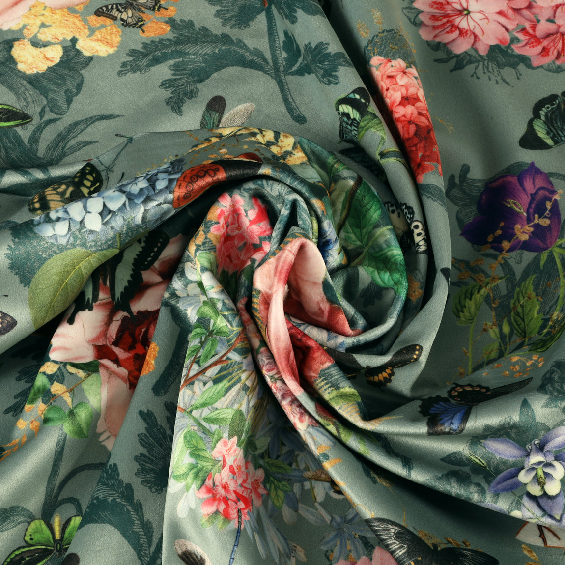 Carrie Neely Paradise Velvet Made To Measure Curtains Tiffany