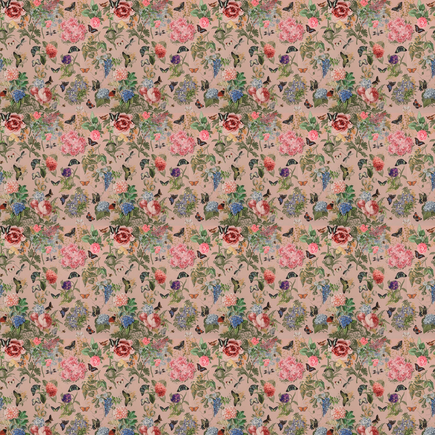 Carrie Neely Paradise Velvet Fabric Blush Pink