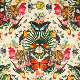 Carrie Neely Paradise Lost Velvet Fabric Multi