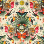 Carrie Neely Paradise Lost Velvet Fabric Multi Sample Image