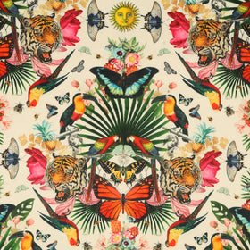 Carrie Neely Paradise Lost Velvet Fabric Multi