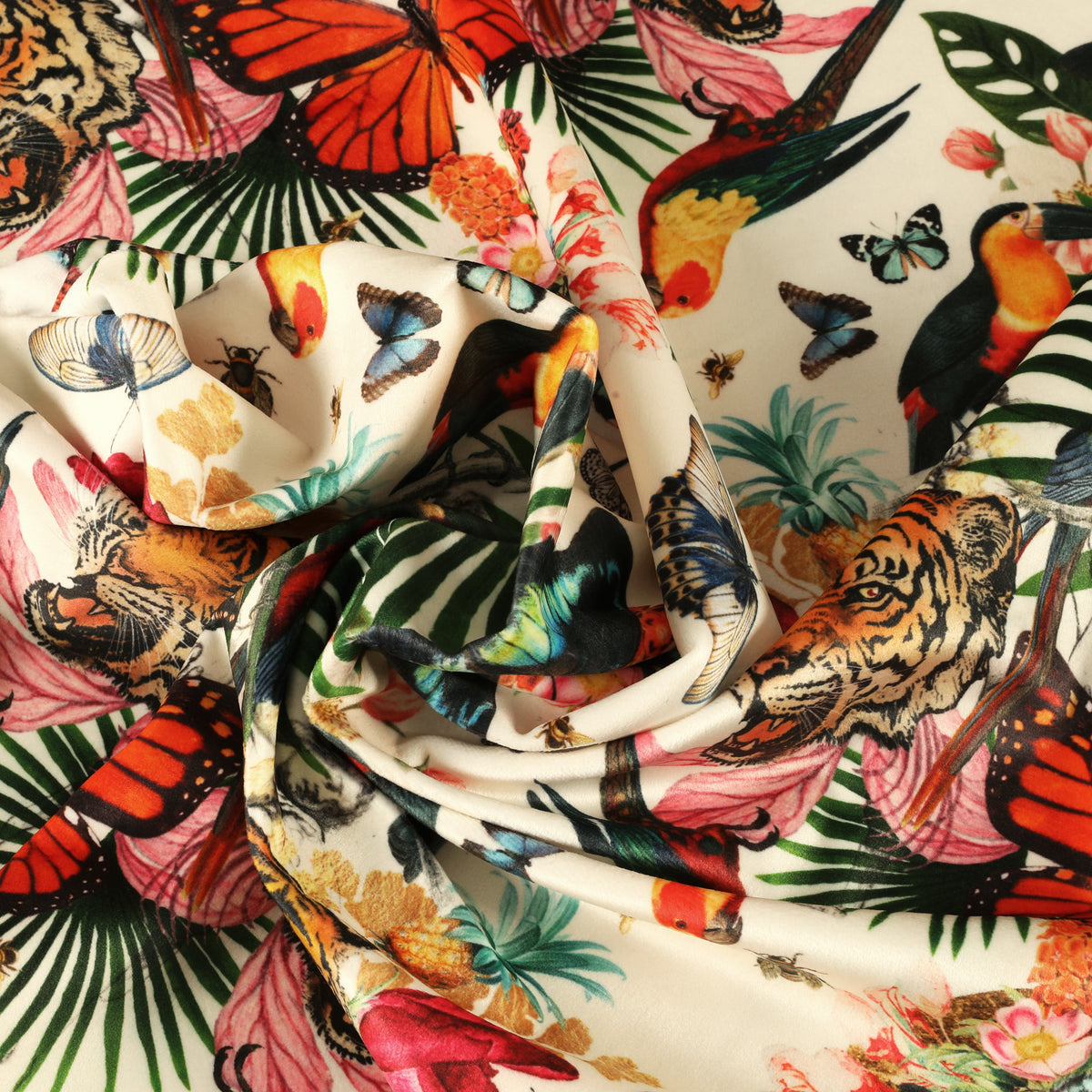Carrie Neely Paradise Lost Velvet Made To Measure Curtains Multi