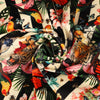 Carrie Neely Paradise Lost Velvet Stripe Made To Measure Curtains Zebra