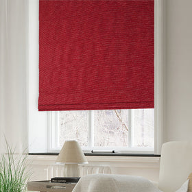 Paris Made to Measure Roman Blind Red