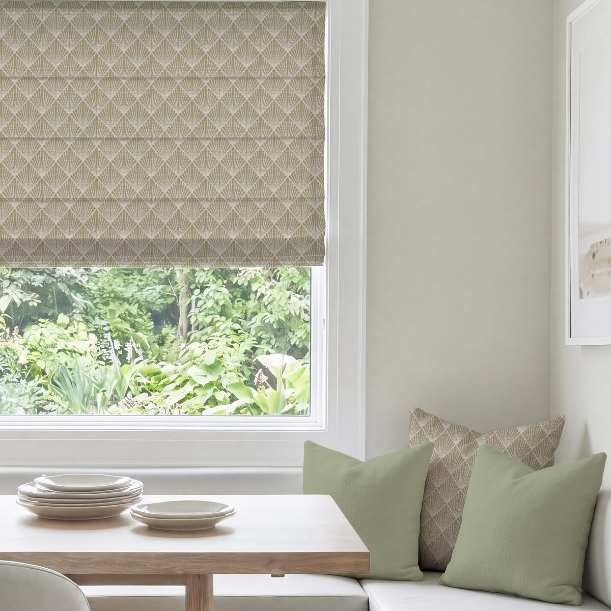 ANTE DECOR Paris Woven Made To Measure Roman Blind Vision