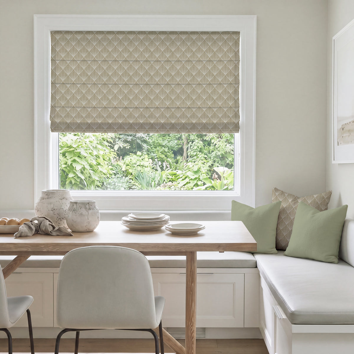 ANTE DECOR Paris Woven Made To Measure Roman Blind Vision