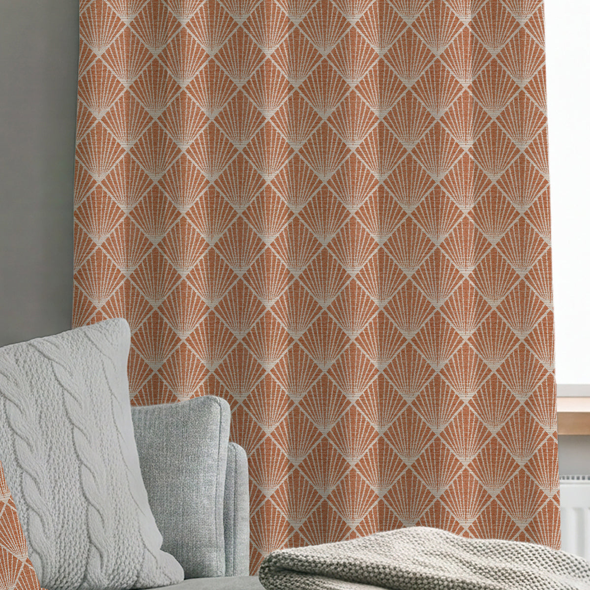 ANTE DECOR Paris Woven Made To Measure Curtains Boiler