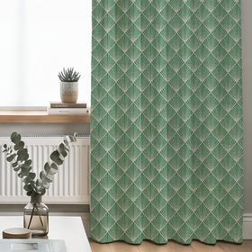 ANTE DECOR Paris Woven Made To Measure Curtains Green