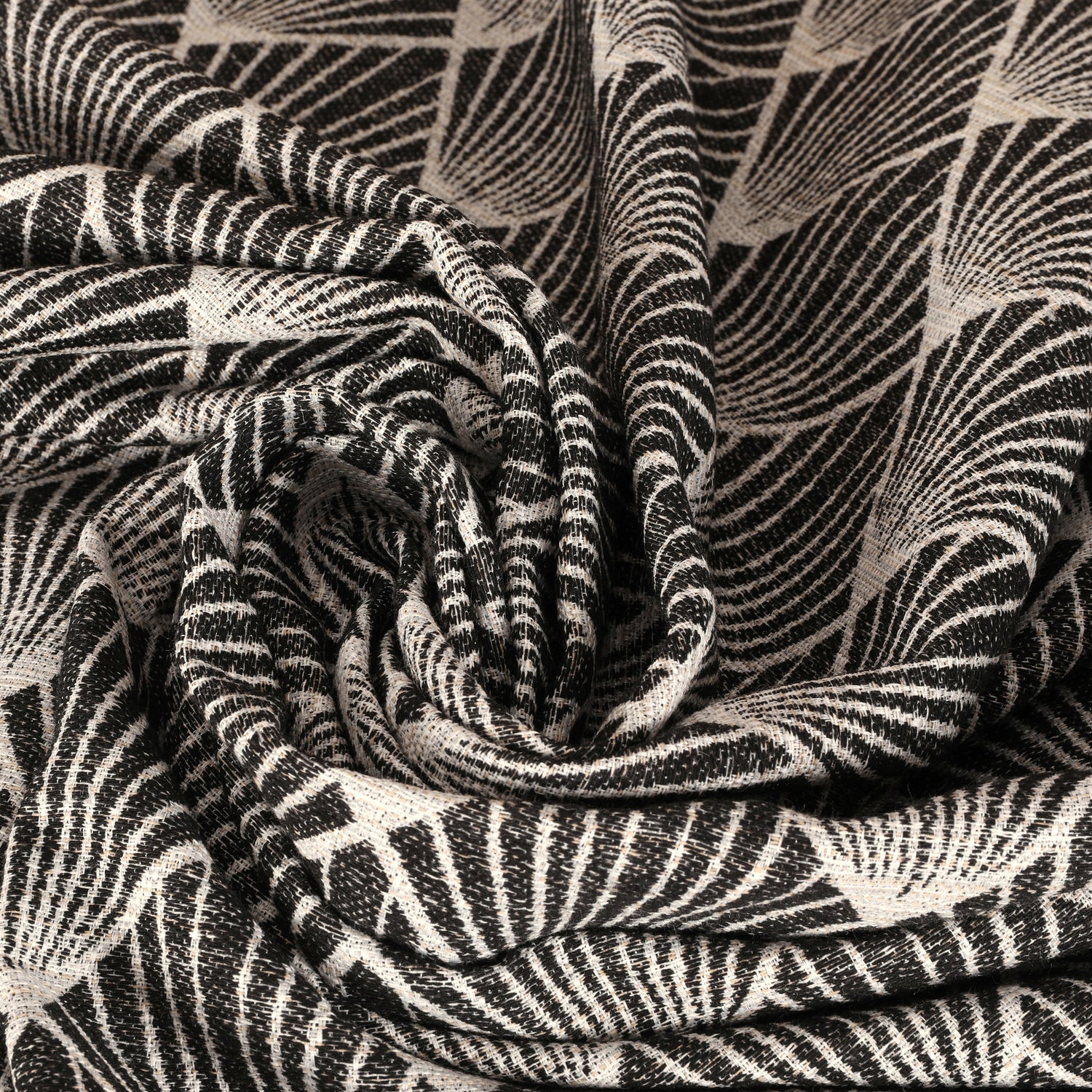 ANTE DECOR Paris Woven Fabric Black