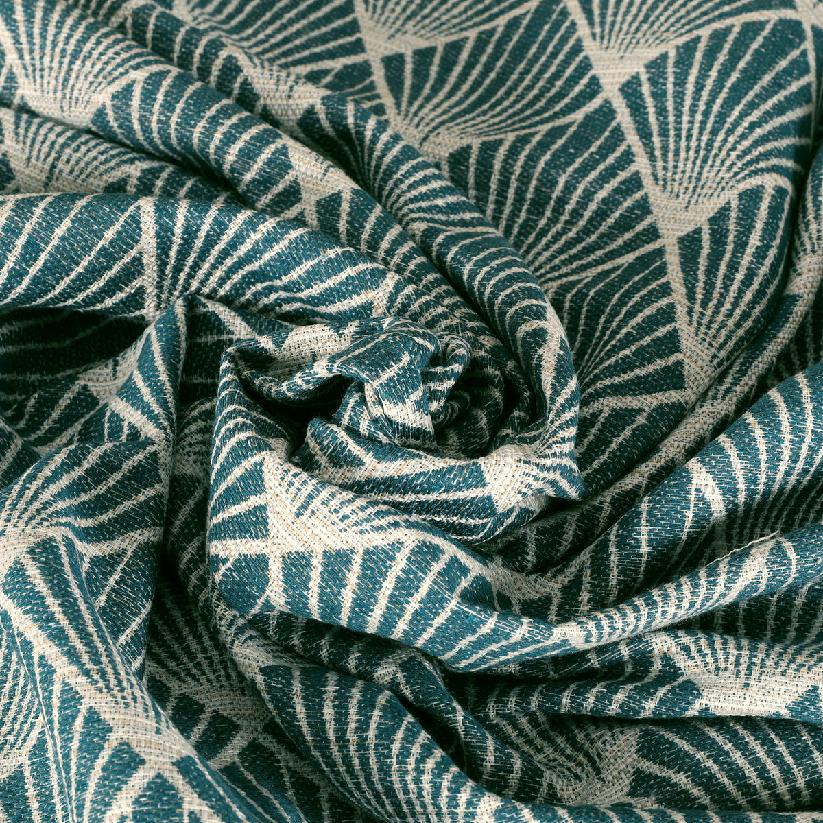 ANTE DECOR Paris Woven Made To Measure Roman Blind Blue