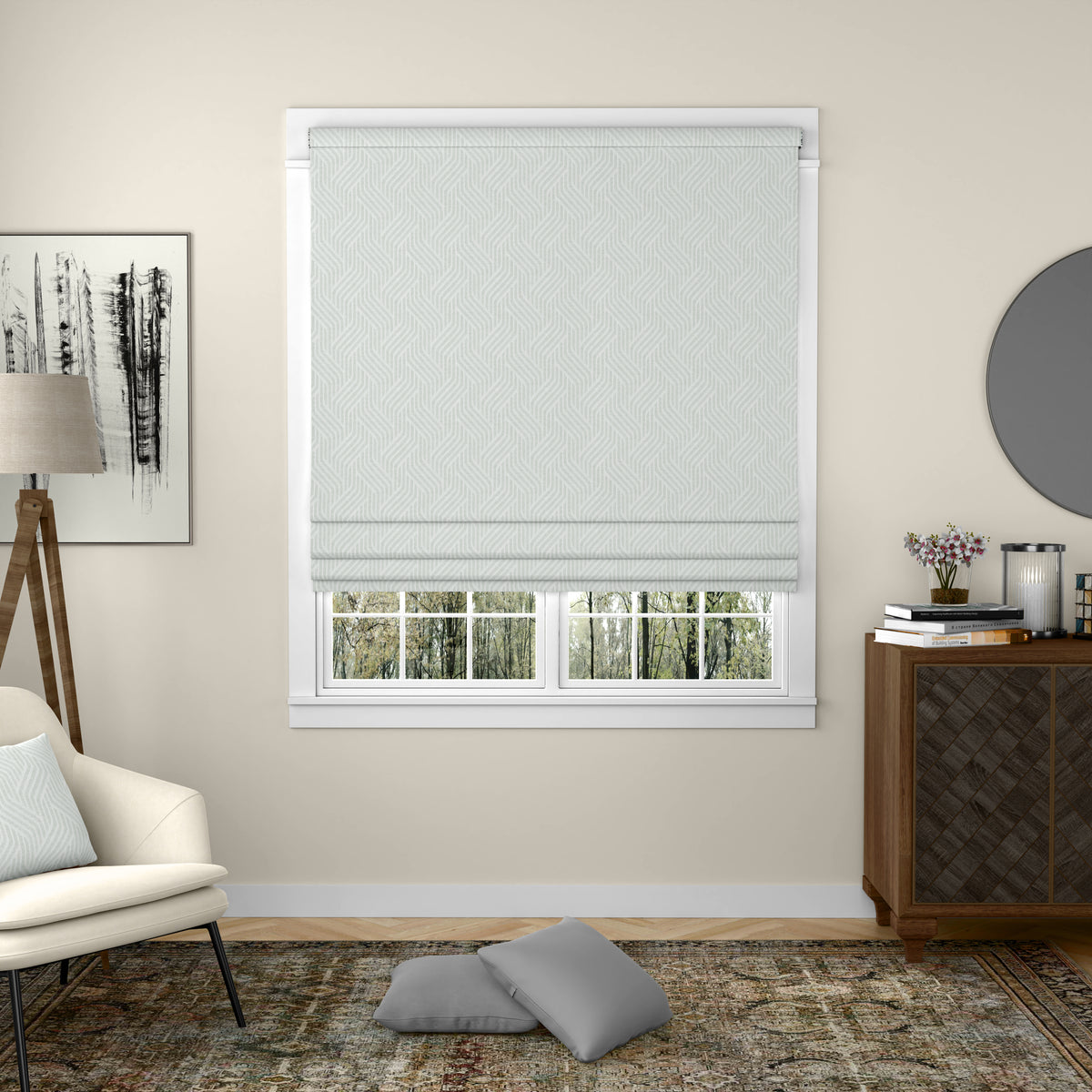 ANTE DECOR Paros Made To Measure Roman Blind Grey