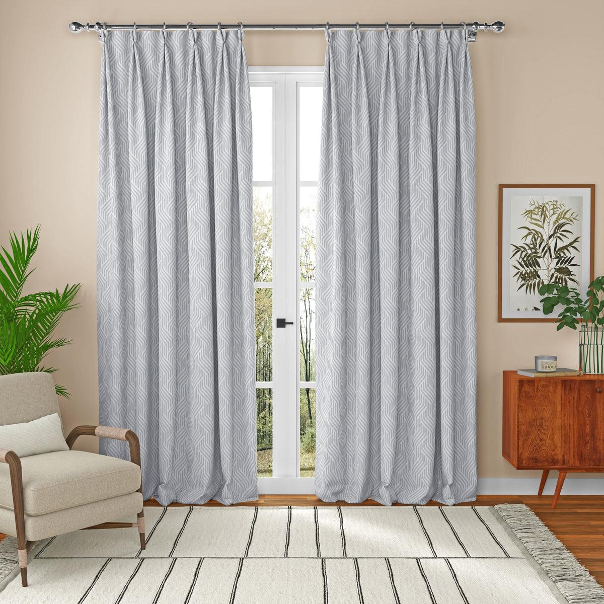 ANTE DECOR Paros Made To Measure Roman Blind Charcoal