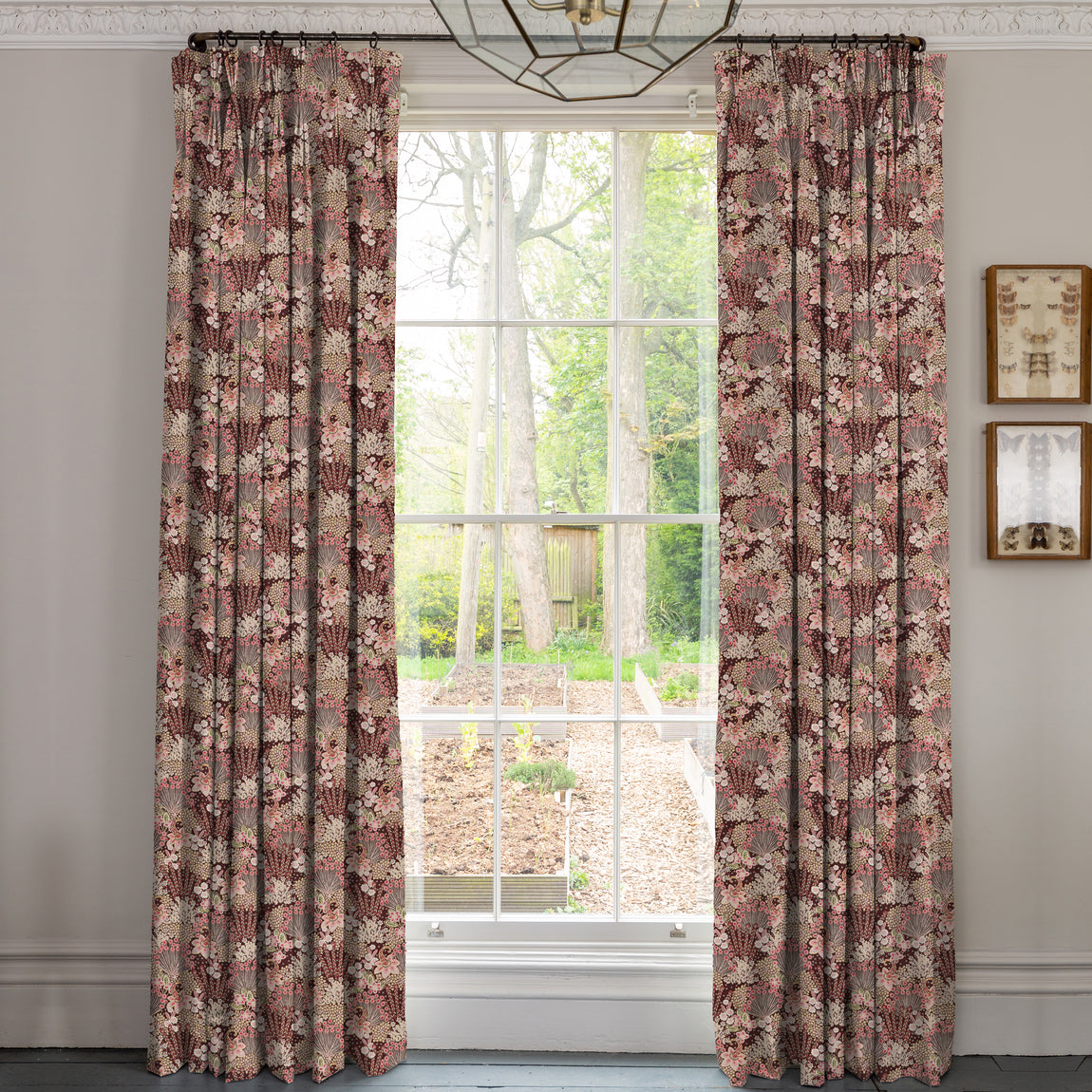 Linda Barker Millefiori Jacquard Fabric Rossa