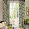 Linda Barker Millefiori Jacquard Made To Measure Curtains Verde