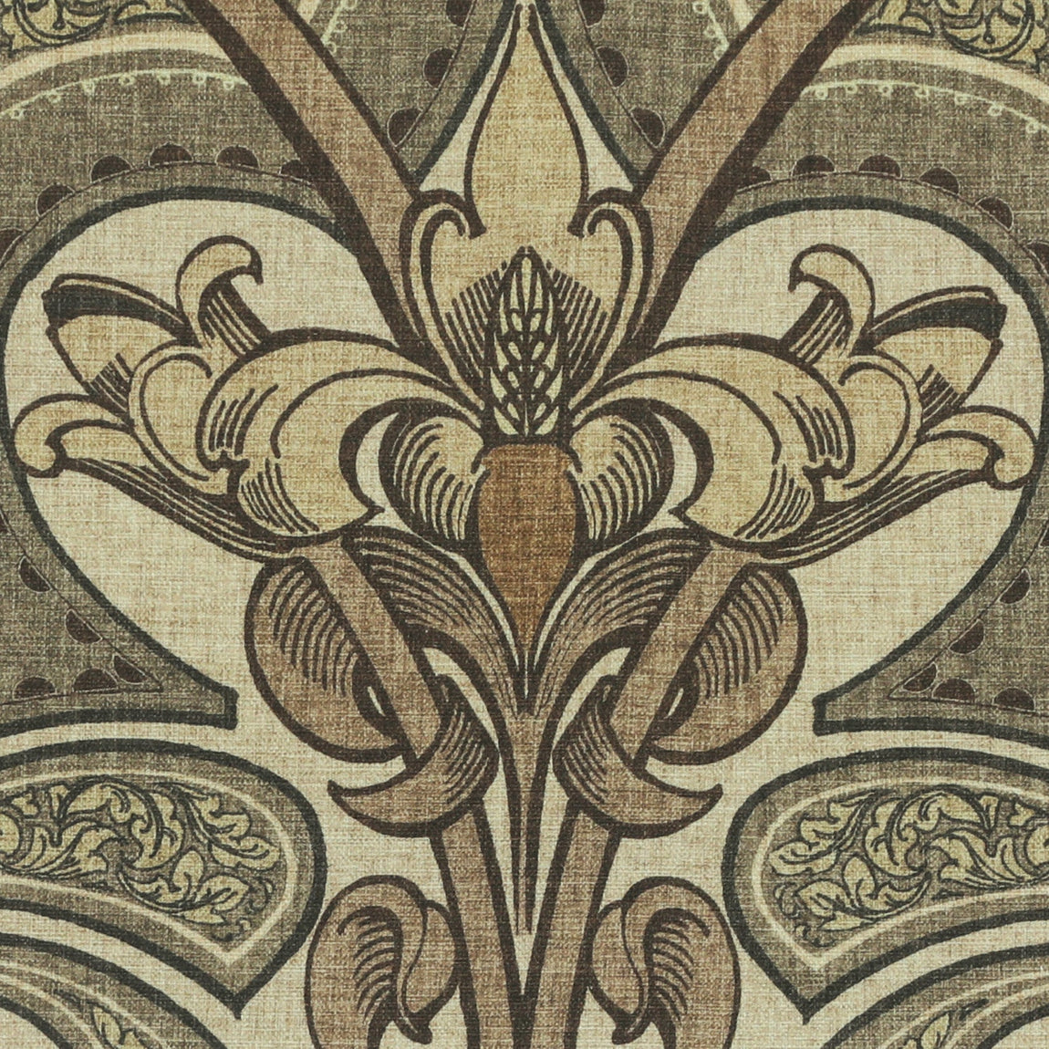 HOUSE Llewelyn-Bowen Gwendoline Printed Damask Made To Measure Curtains Aurelia