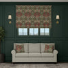HOUSE Llewelyn-Bowen Gwendoline Printed Damask Made To Measure Roman Blind Velvine Rosemarie