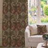 HOUSE Llewelyn-Bowen Gwendoline Printed Damask Made To Measure Curtains Oxblush