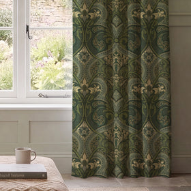 HOUSE Llewelyn-Bowen Gwendoline Printed Damask Made To Measure Curtains Virelle