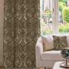 HOUSE Llewelyn-Bowen Gwendoline Printed Damask Made To Measure Curtains Aurelia