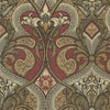 HOUSE Llewelyn-Bowen Gwendoline Printed Damask Fabric Oxblush