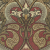 HOUSE Llewelyn-Bowen Gwendoline Printed Damask Fabric Oxblush
