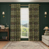 HOUSE Llewelyn-Bowen Gwendoline Printed Damask Made To Measure Curtains Wildnavy